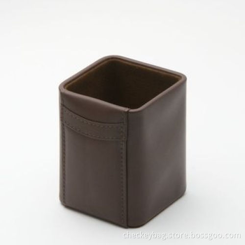 Leather Desk Set, Made of Leather